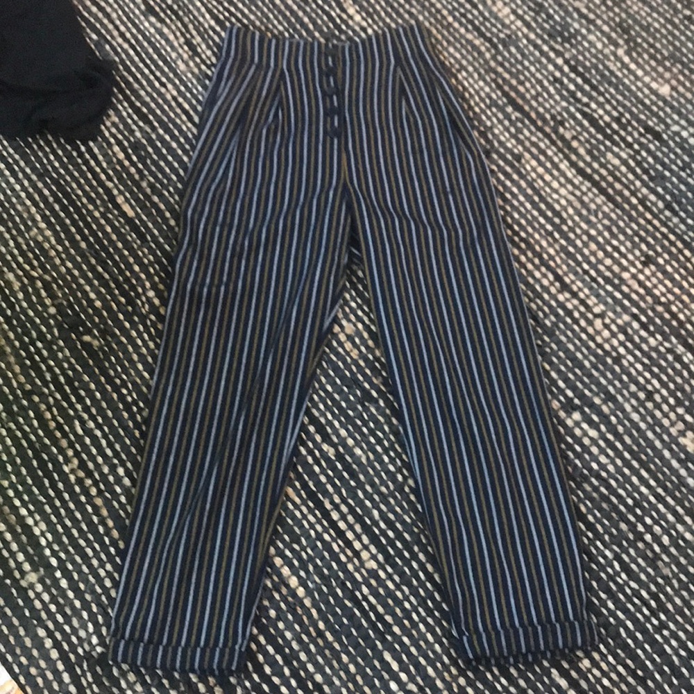 Topshop striped plaid pants !!